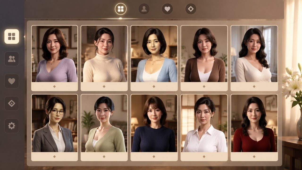 熟女日 操作界面 实机截图 1